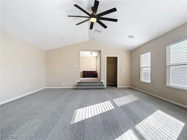 a view of a livingroom with a window