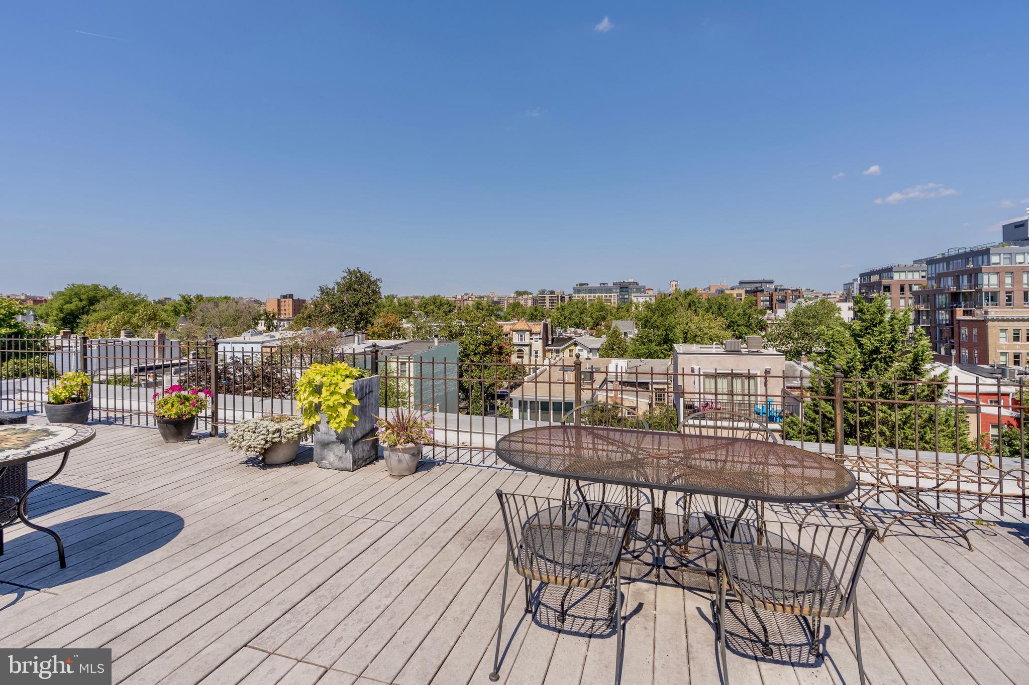 1741 Johnson Avenue Northwest, Unit 301 Washington, DC 20009 - Photo 24 of 31 a view of roof deck with seating space