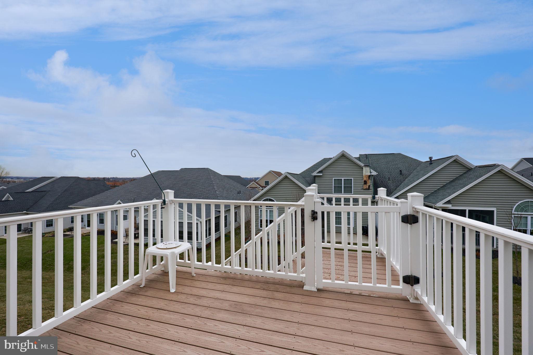423 Valor Drive Lititz, PA 17543 - Photo 24 of 29 a view of a wooden roof with wooden floor and a city view
