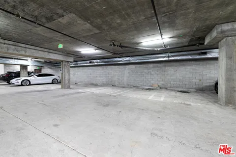 a view of parking garage