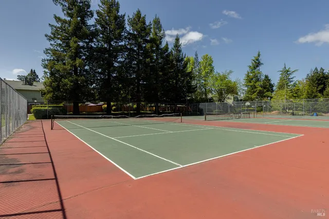 a view of a tennis court
