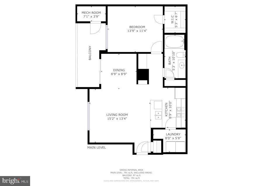 12128 Garden Ridge Lane, Unit 203 Fairfax, VA 22030 - Photo 40 of 40 Floorplan