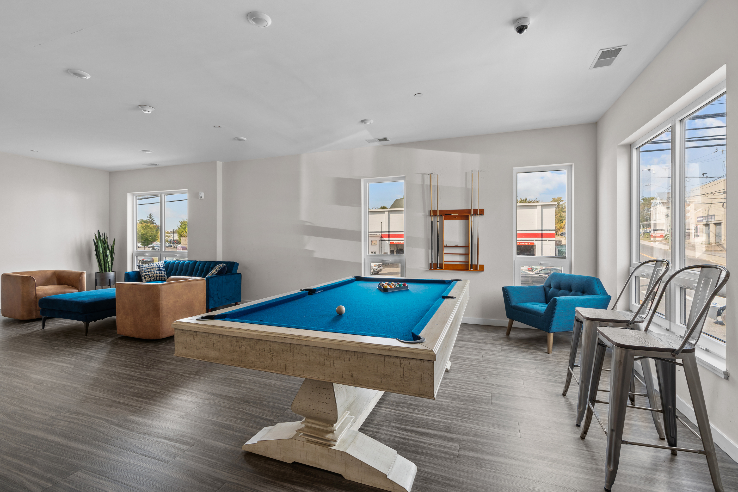 71 Connecticut Avenue, Unit 209 Norwalk, CT 06850 - Photo 5 of 25 a living room with furniture and a wooden floor