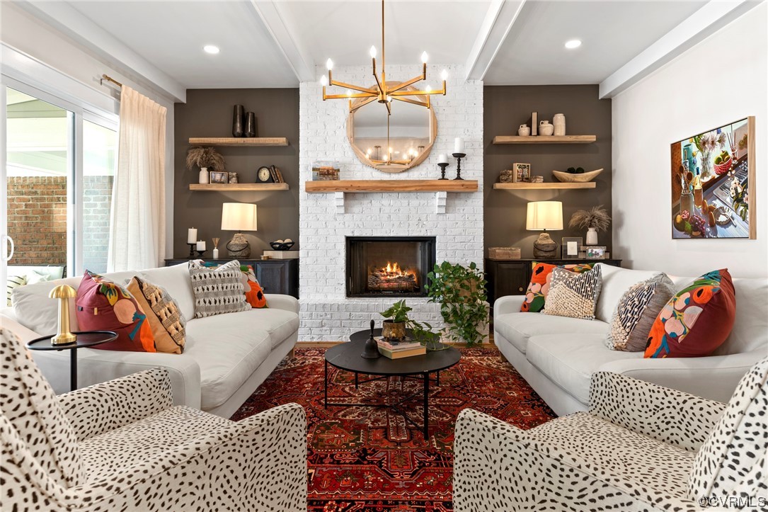 2542 Pagehurst Drive, Unit 8 Midlothian, VA 23113 - Photo 18 of 42 a living room with furniture fireplace and window
