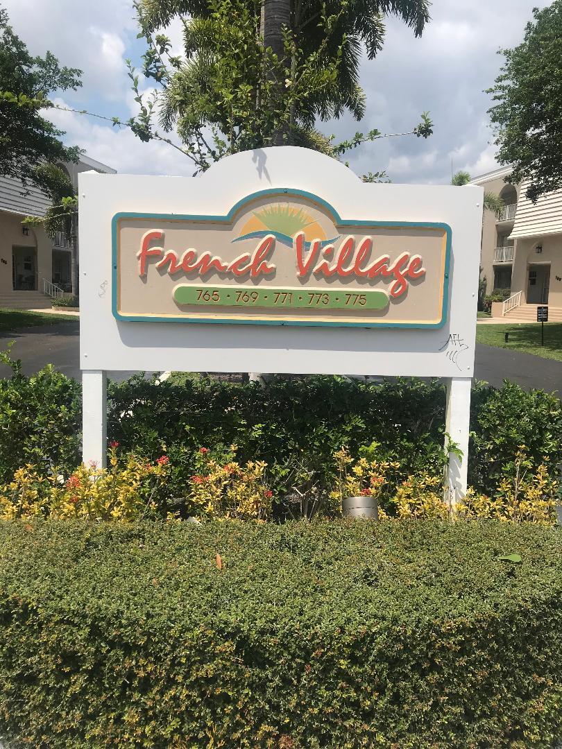 769 Jeffery Street, Unit 206 Boca Raton, FL 33487 - Photo 26 of 26 French Village Entrance