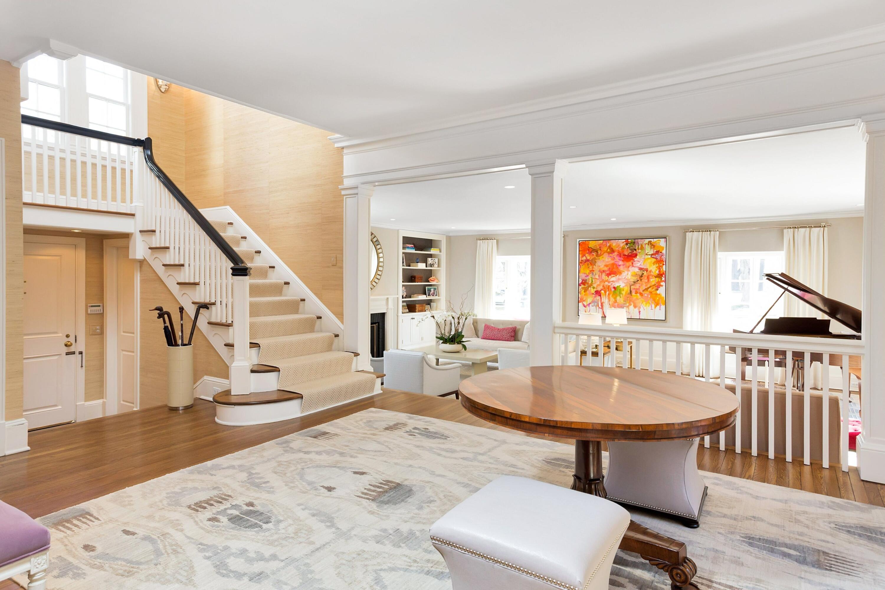 343-335 Wahackme Road New Canaan, CT 06840 - Photo 6 of 32 a view of a living room and dining room