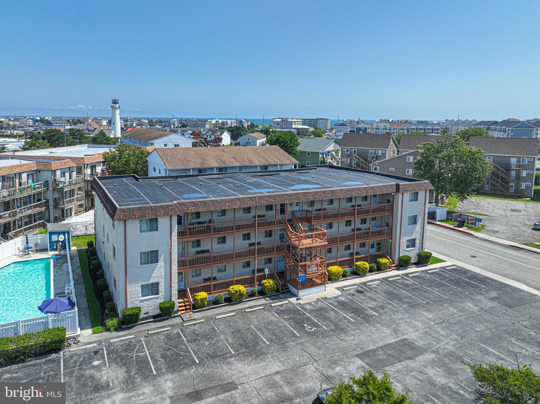 14405 Tunnel Avenue, Unit 112 Ocean City, MD 21842 - Photo 30 of 32 a view of a city from a balcony