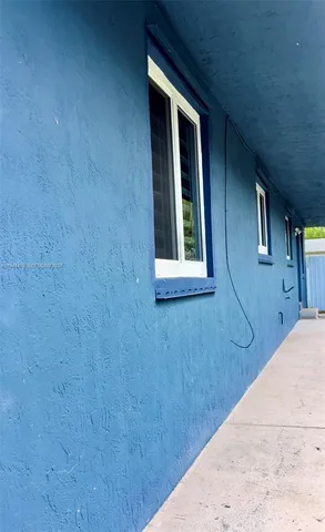 a view of front door