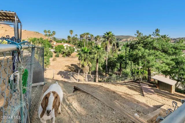an outdoor space with mountain view