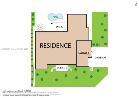 $8,895,000 | 3601 Matheson Avenue, Miami, FL 33133