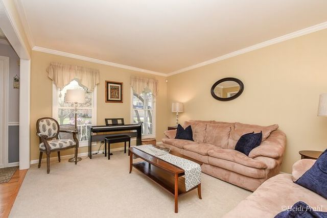 2107 Wicklow Road Naperville, IL 60564 - Photo 5 of 27 a living room with furniture and a clock