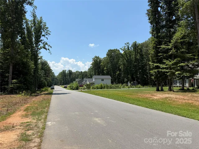 a view of empty space with trees