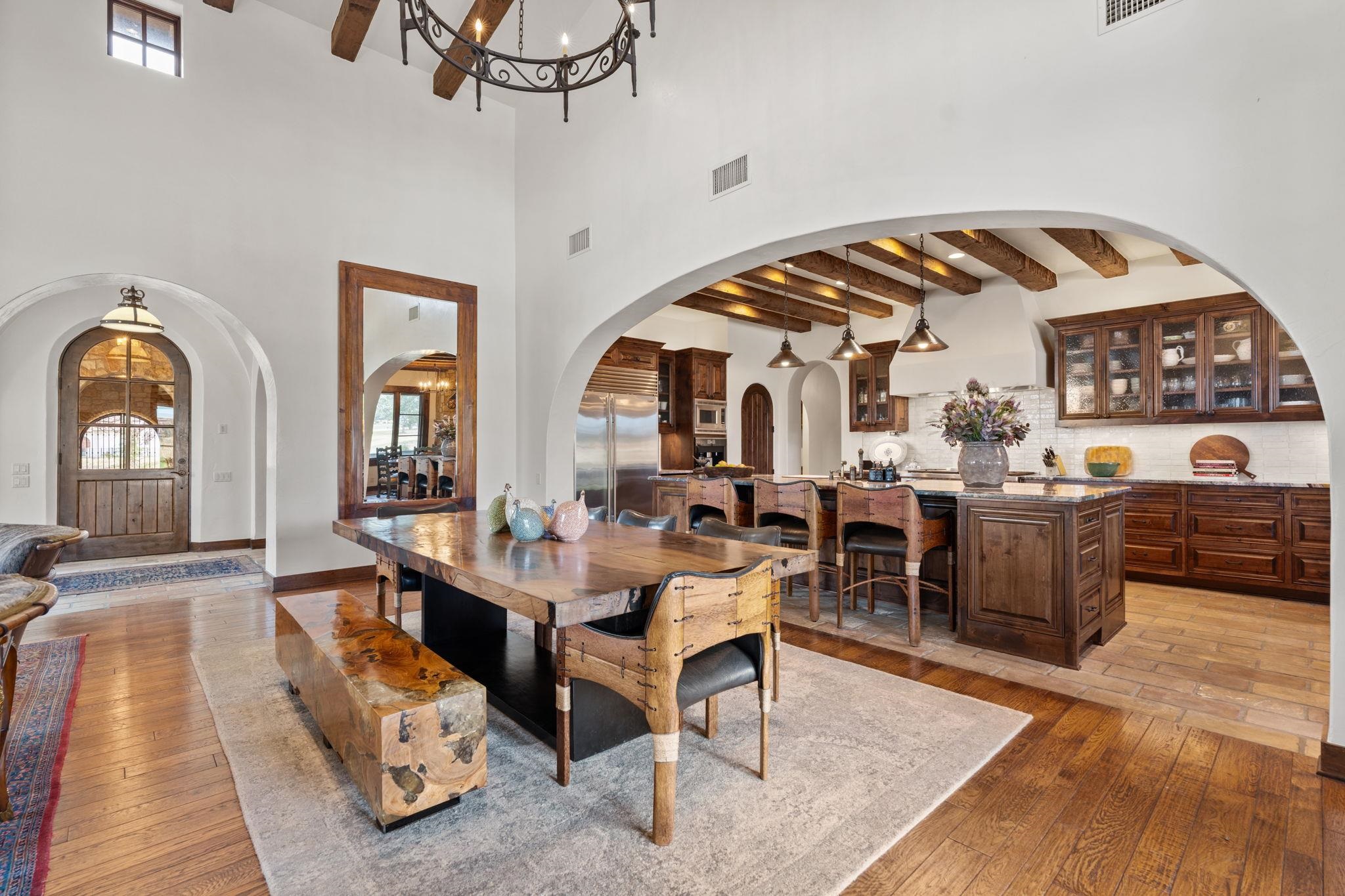 119 Plaza Escondido Horseshoe Bay, TX 78657 - Photo 8 of 30 a living room with lots of furniture and kitchen view
