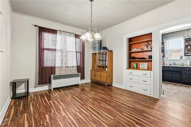 a room with furniture and window