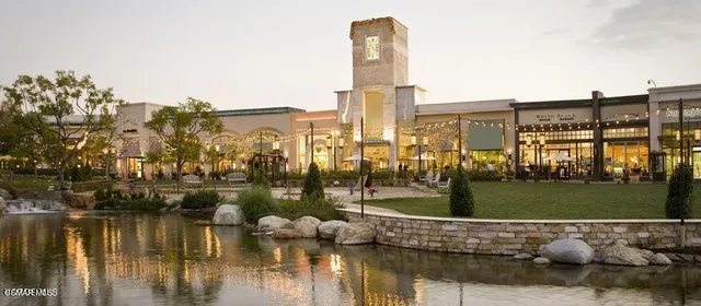 a building view with sitting space