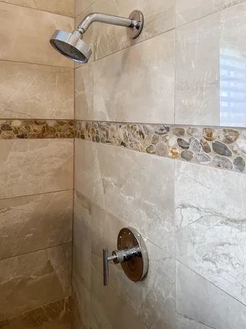 a view of a lake from a terrace