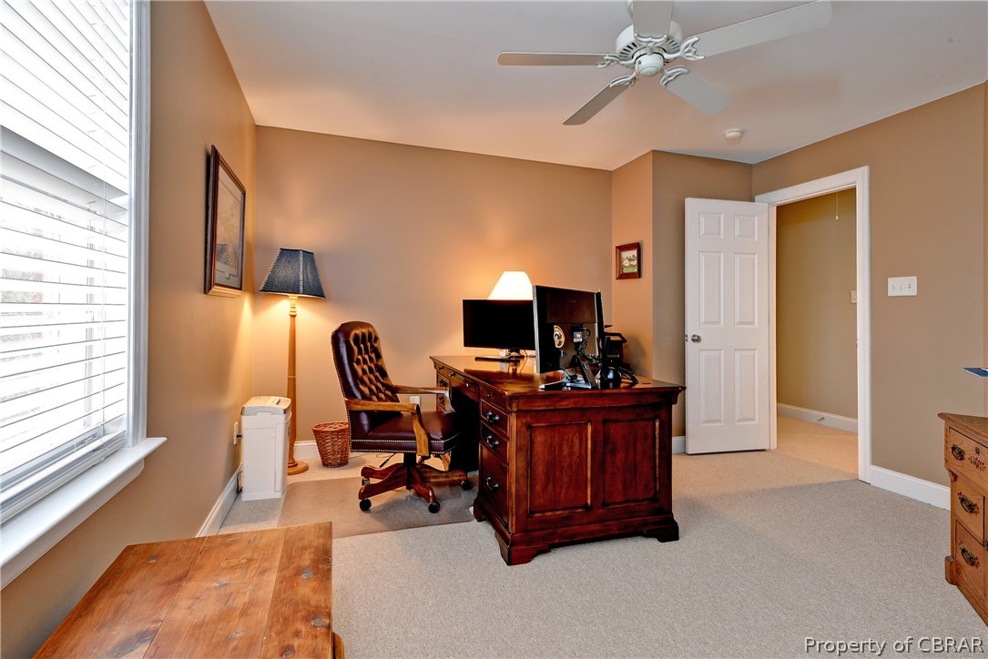 3165 Ridge Drive Toano, VA 23168 - Photo 30 of 41 Bedroom four is currently used as a home office.
