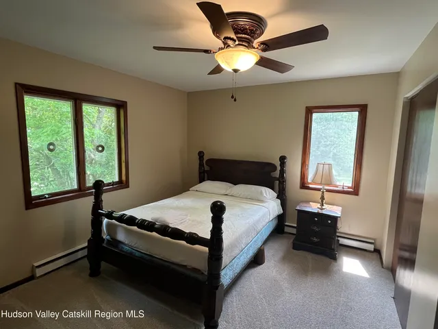 a room with a window