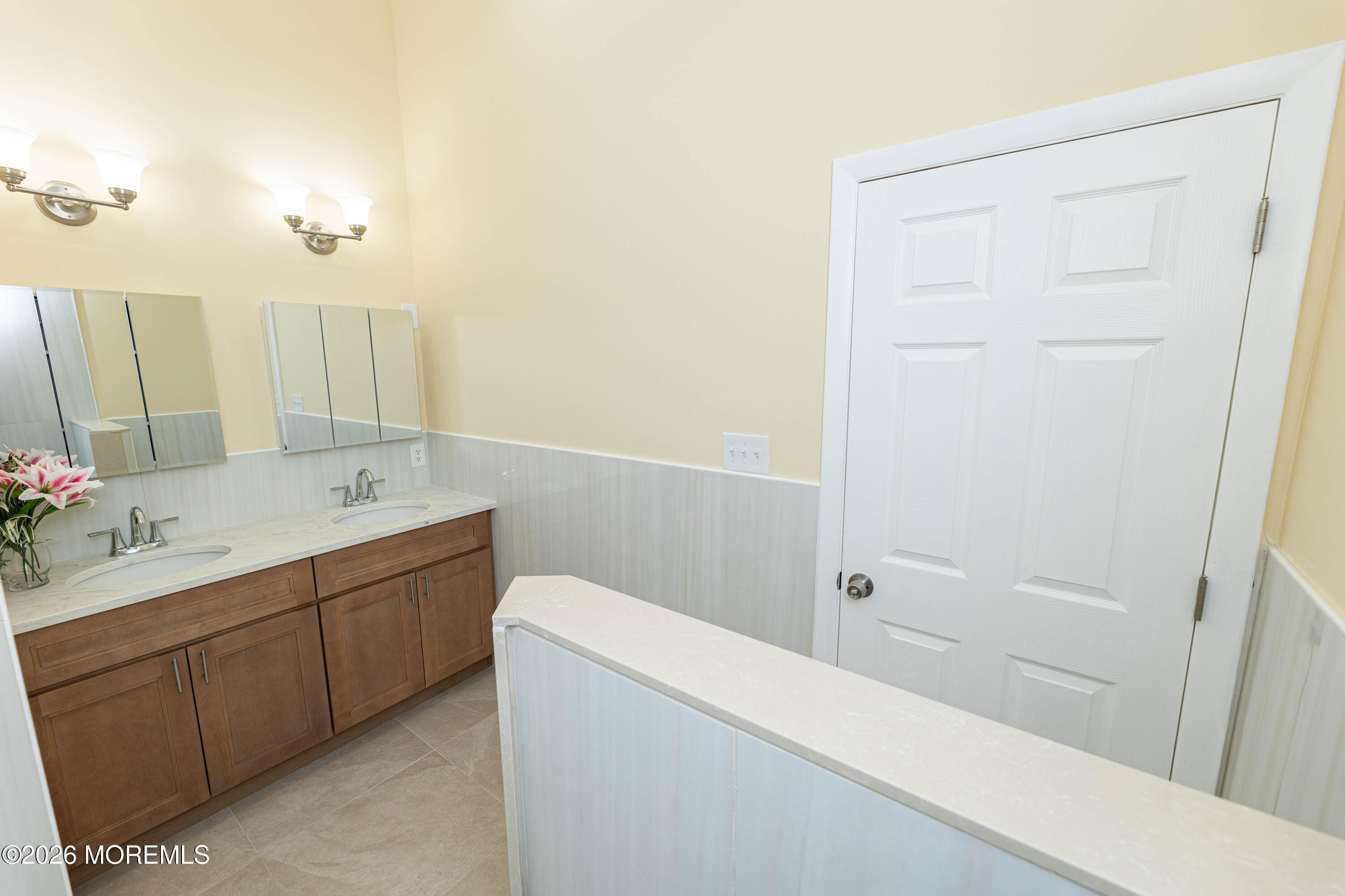 2408 Herbertsville Road Point Pleasant, NJ 08742 - Photo 40 of 82 a bathroom with a sink a toilet and shower