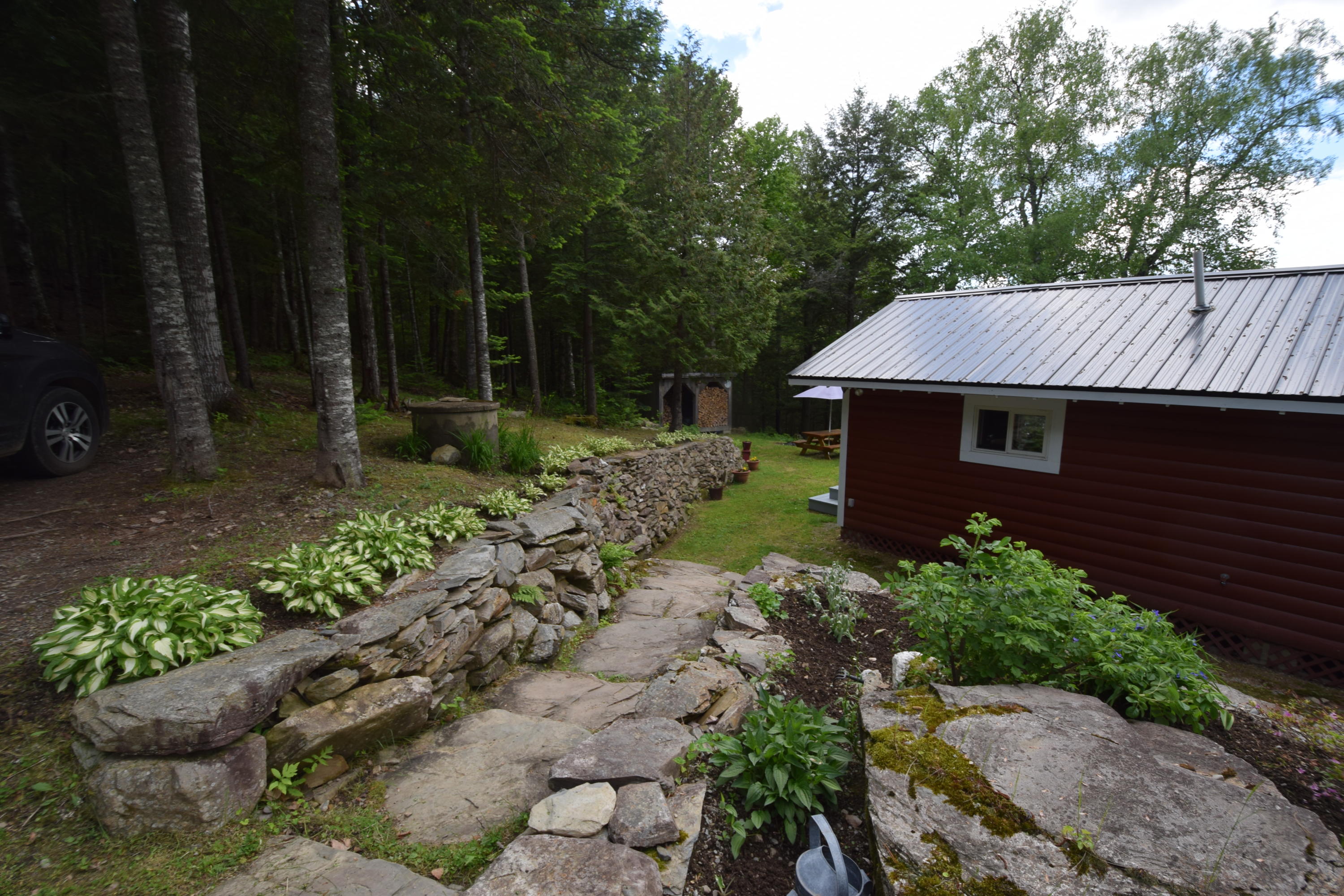 202 South Molunkus Road Mattawamkeag, ME 04459 - Photo 13 of 51 Perennial beds...