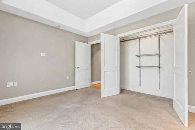 view of small room with wooden floor and cabinet