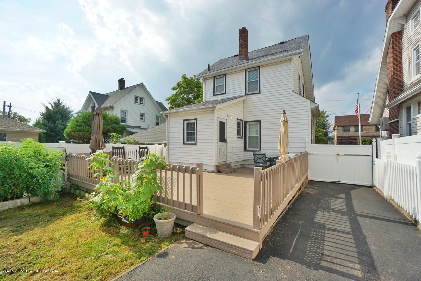 Deck and Backyard