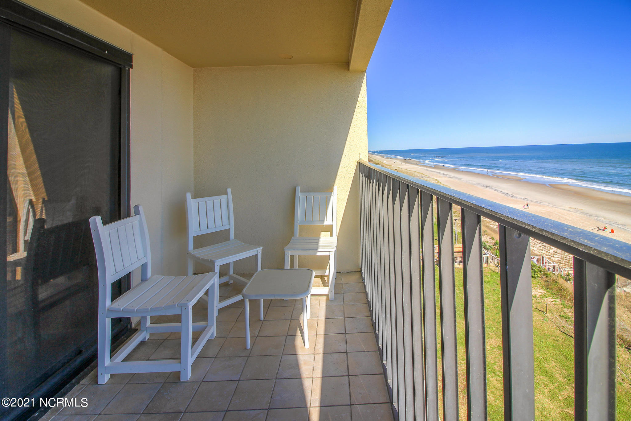 1505 Salter Path Road, Unit 503 Indian Beach, NC 28512 - Photo 16 of 37 Balcony off Master