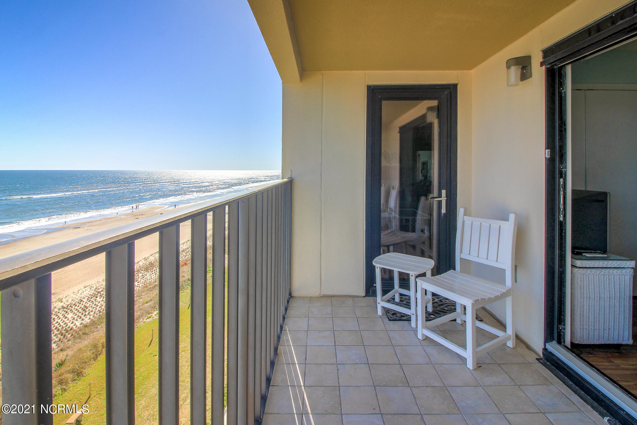 1505 Salter Path Road, Unit 503 Indian Beach, NC 28512 - Photo 17 of 37 Balcony