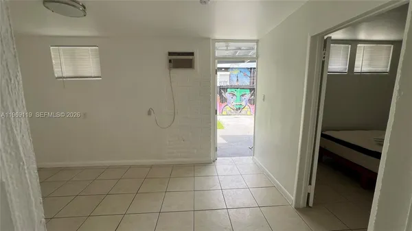 a bathroom with a bath tub