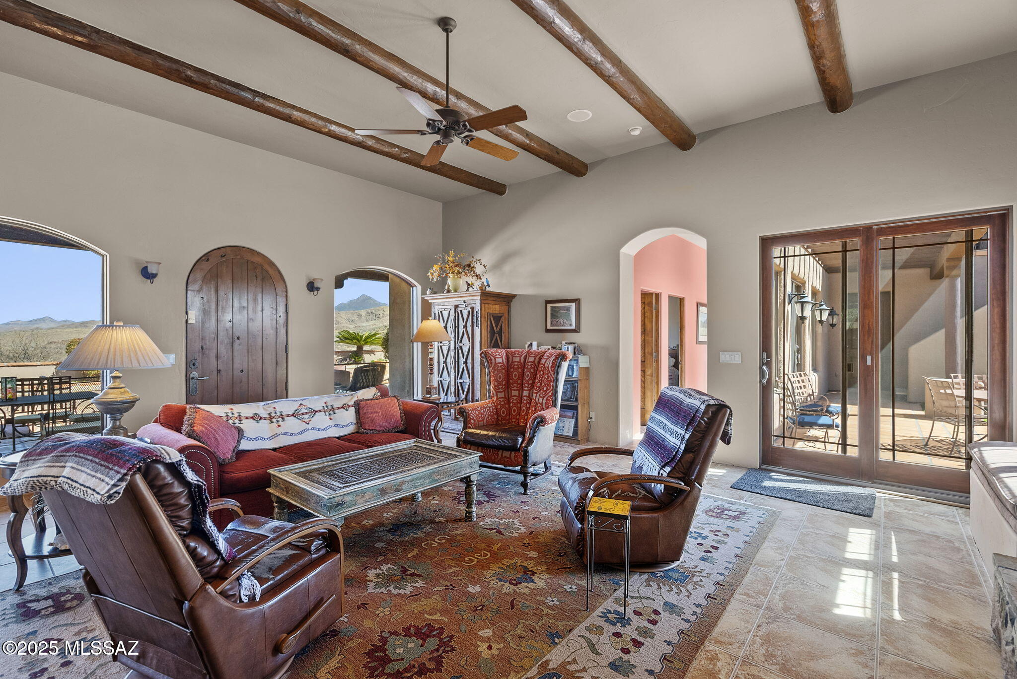 1265 Morning Star Drive Rio Rico, AZ 85648 - Photo 13 of 50 a living room with furniture and wooden floor