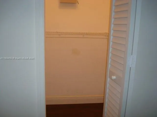 a view of walk in closet