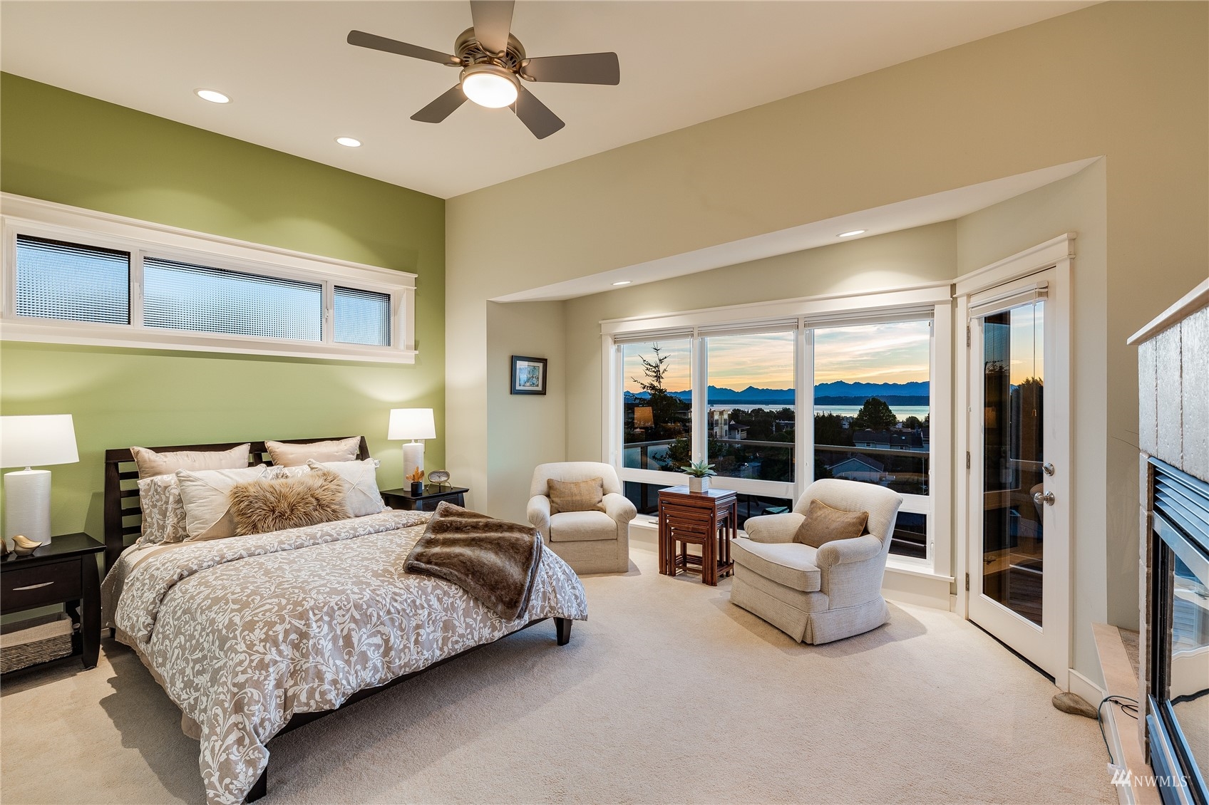 731 Bell Street Edmonds, WA 98020 - Photo 13 of 40 a bedroom with furniture and large window
