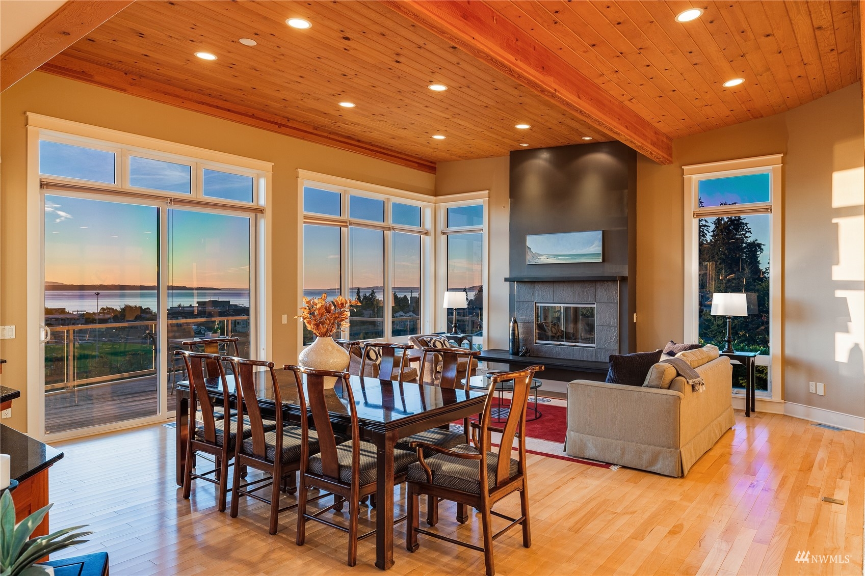 731 Bell Street Edmonds, WA 98020 - Photo 3 of 40 a view of a dining room with furniture window and outside view