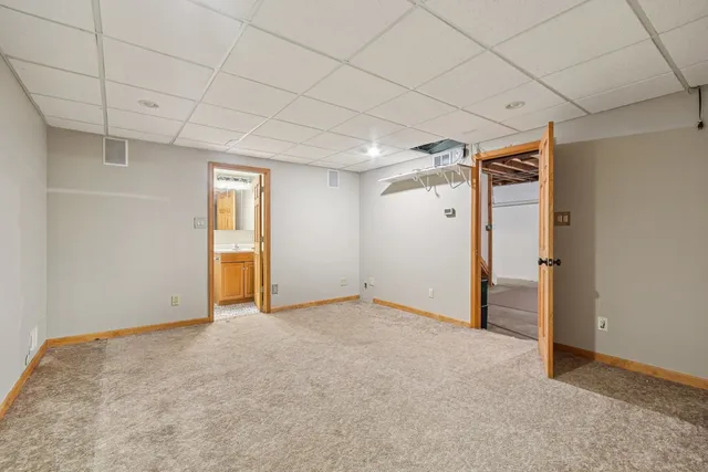 a view of an empty room