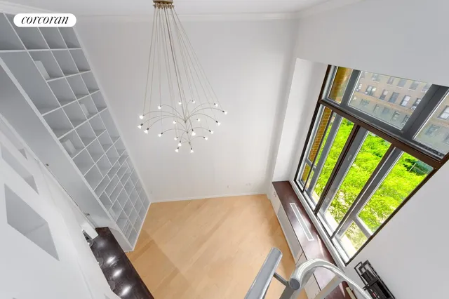 a view of an entryway with a window