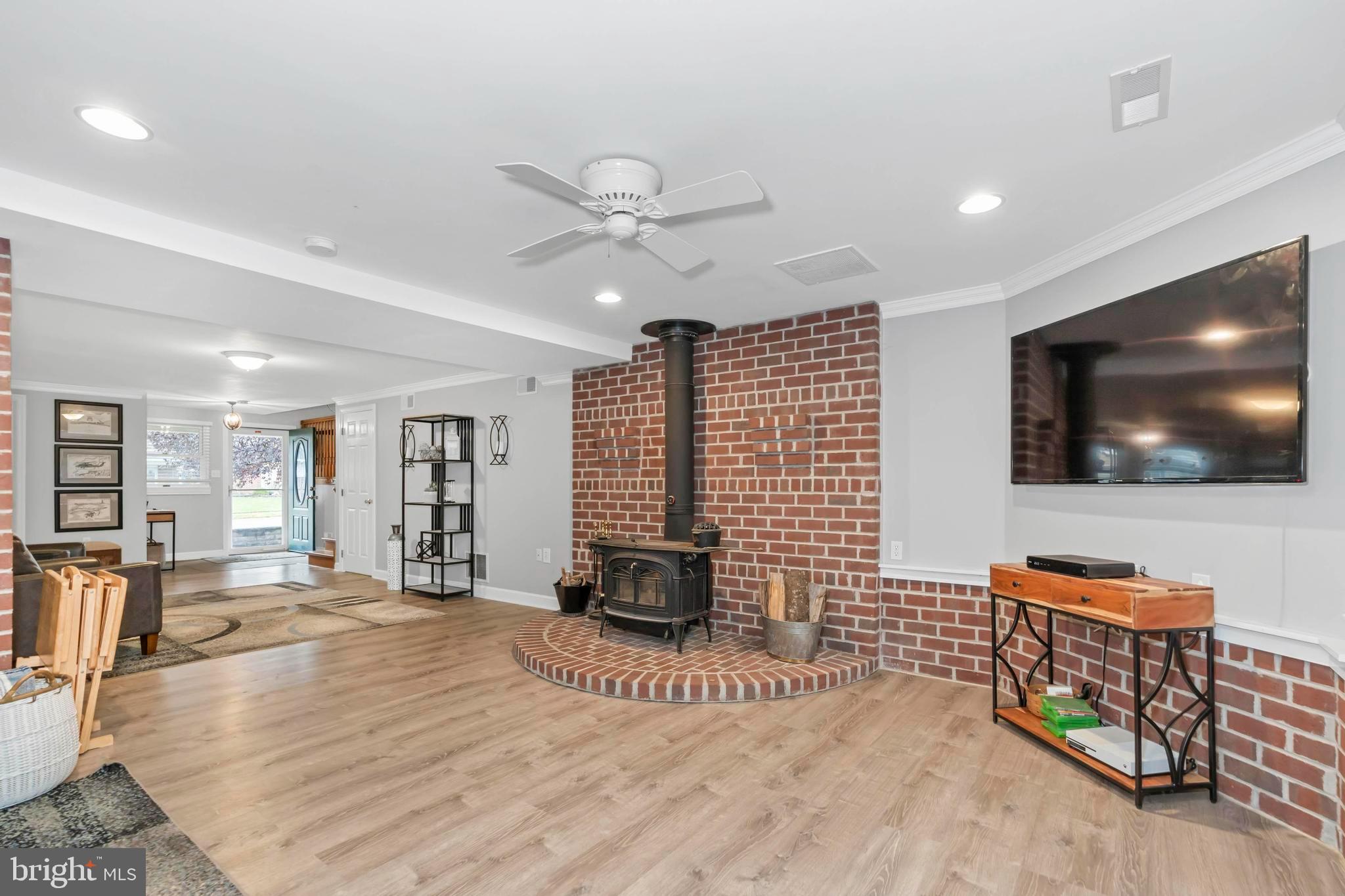 2118 Barr Road Wilmington, DE 19808 - Photo 12 of 43 Family Room with wood stove