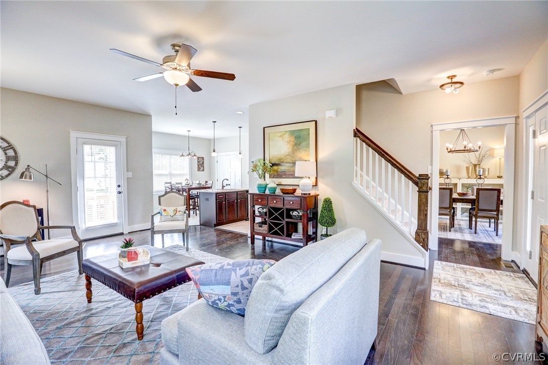 7213 Appelman Road Chesterfield, VA 23832 - Photo 7 of 18 a living room with furniture and wooden floor