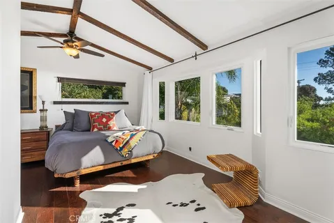 a bed room with a bed