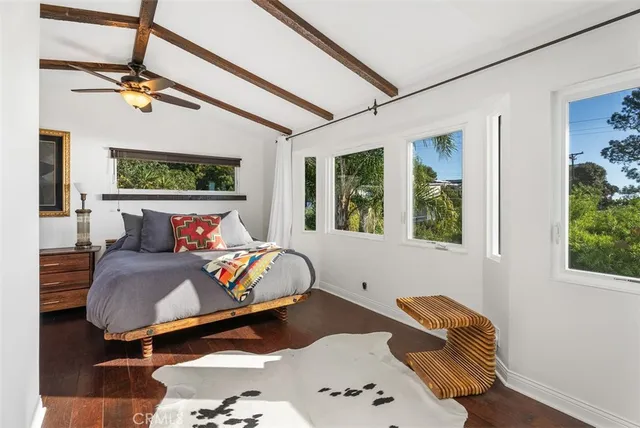 a bed room with a bed