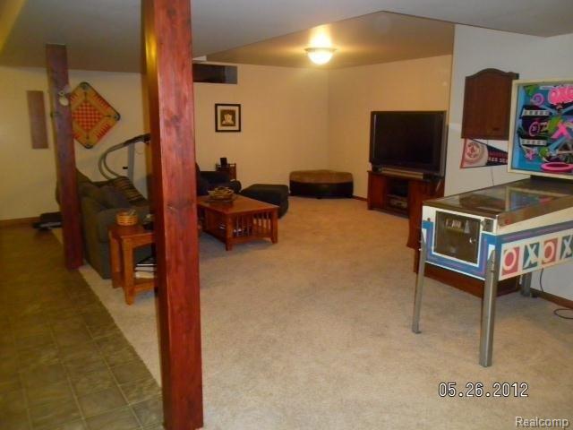 2910 Hannan Road Imlay City, MI 48444 - Photo 20 of 24 Large family room on lower level