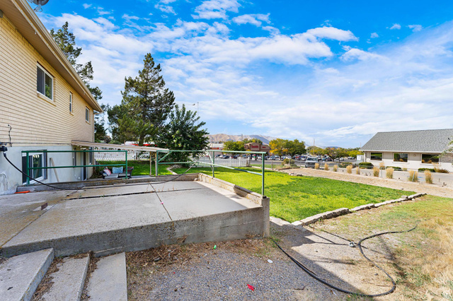 88 West 700 South Payson, UT 84651 - Photo 22 of 27 View of yard with a patio and a mountain view