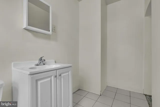 a view of entryway with a chair and table