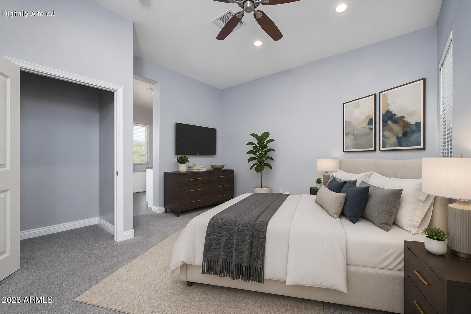 12945 West Varney Road El Mirage, AZ 85335 - Photo 31 of 70 PRIMARY BEDROOM - VIRTUALLY STAGED