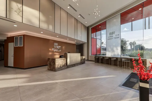 a kitchen with cabinets and window