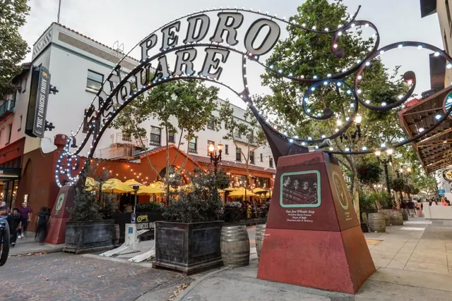 a view of path along with retail shop and retail shops