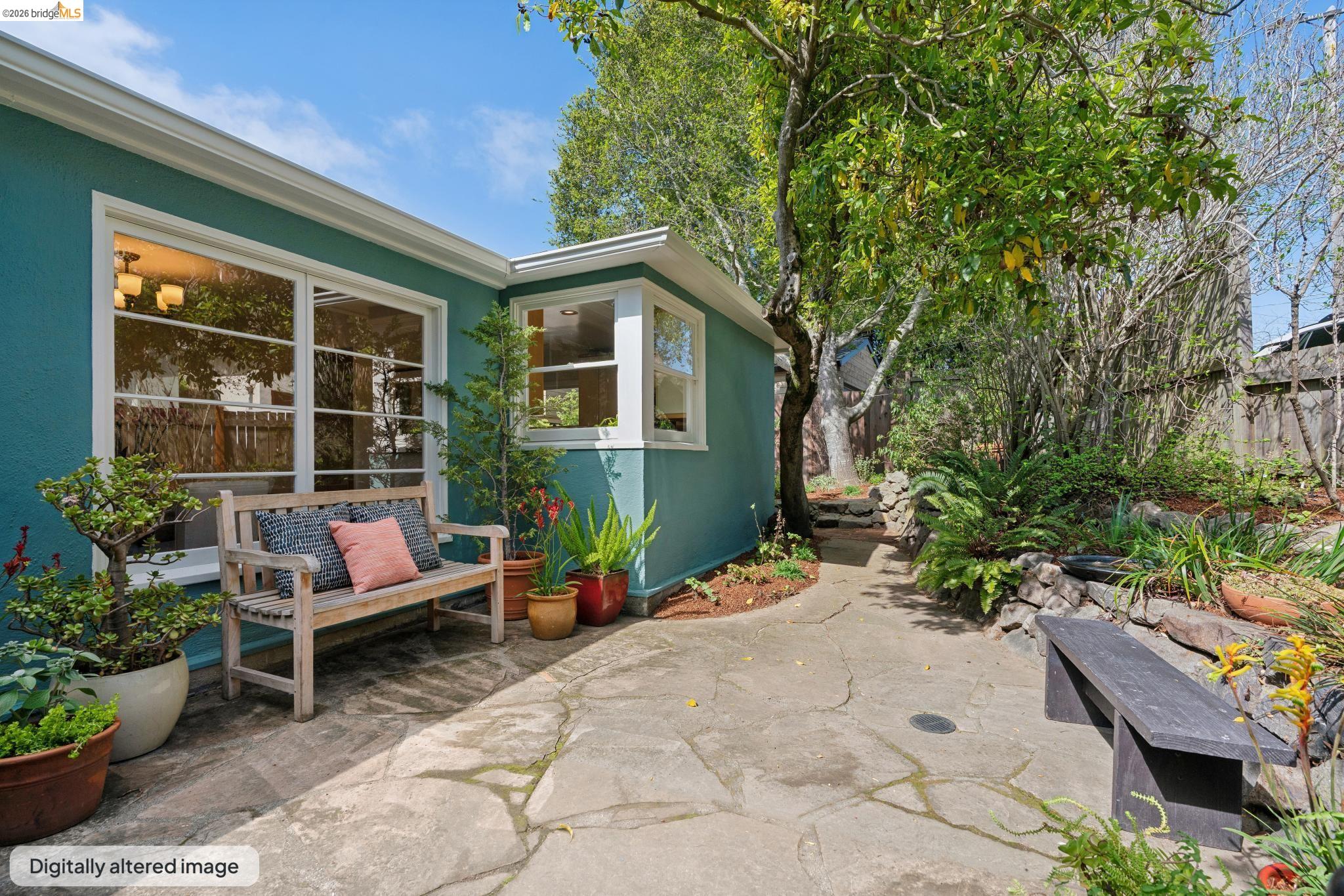 890 Keeler Avenue Berkeley, CA 94708 - Photo 6 of 39 a backyard of a house with outdoor seating