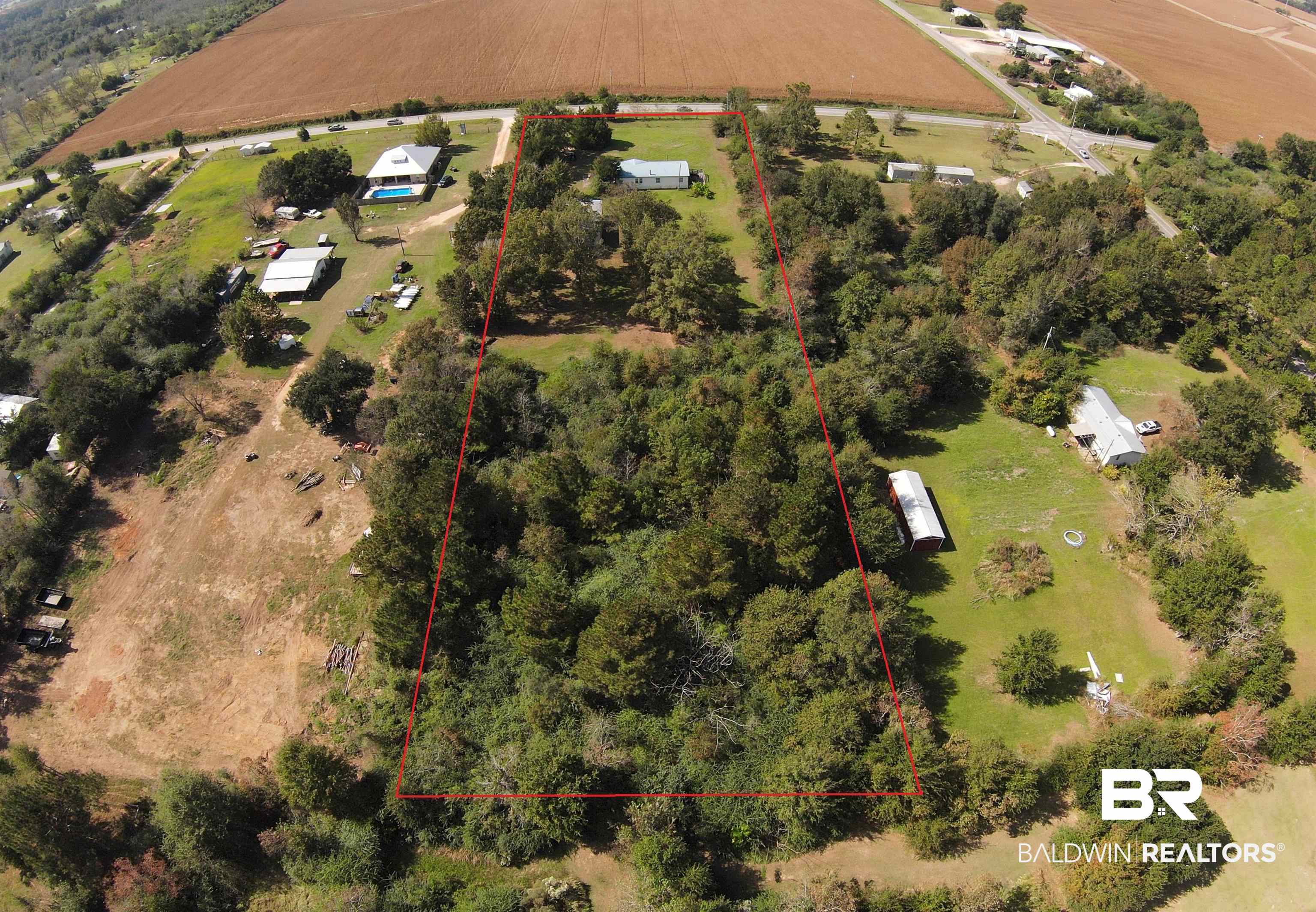14402 County Road 55 Foley, AL 36535 - Photo 3 of 20 Aerial view featuring a rural view