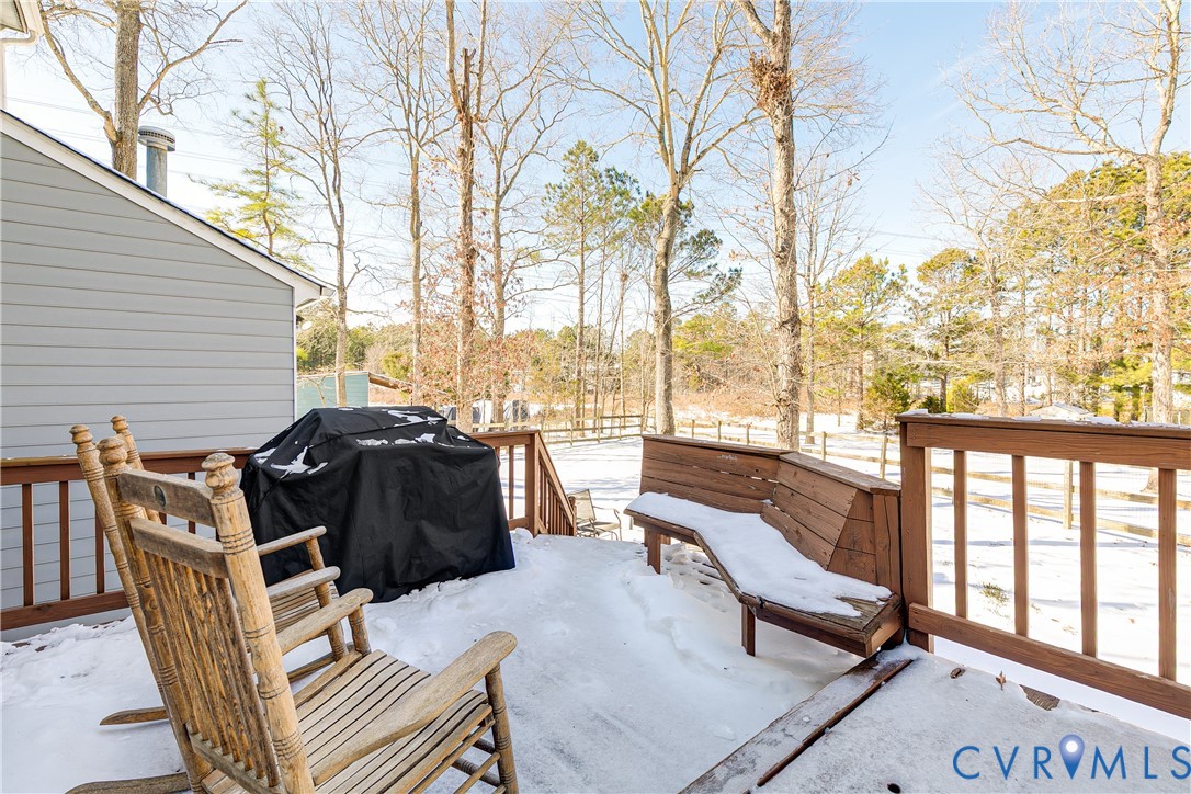 12504 Rue Noelle Court Midlothian, VA 23114 - Photo 37 of 39 Deck - 2 Tier w/ Built - In Seating