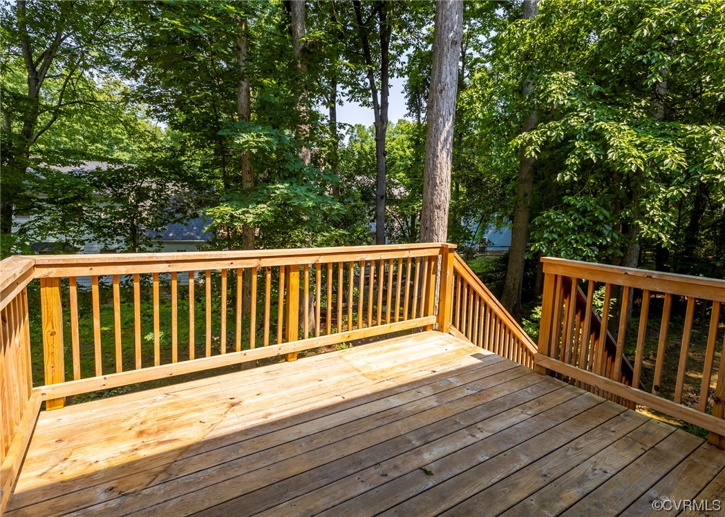13910 Turtle Hill Road Midlothian, VA 23112 - Photo 3 of 41 a view of balcony with wooden floor