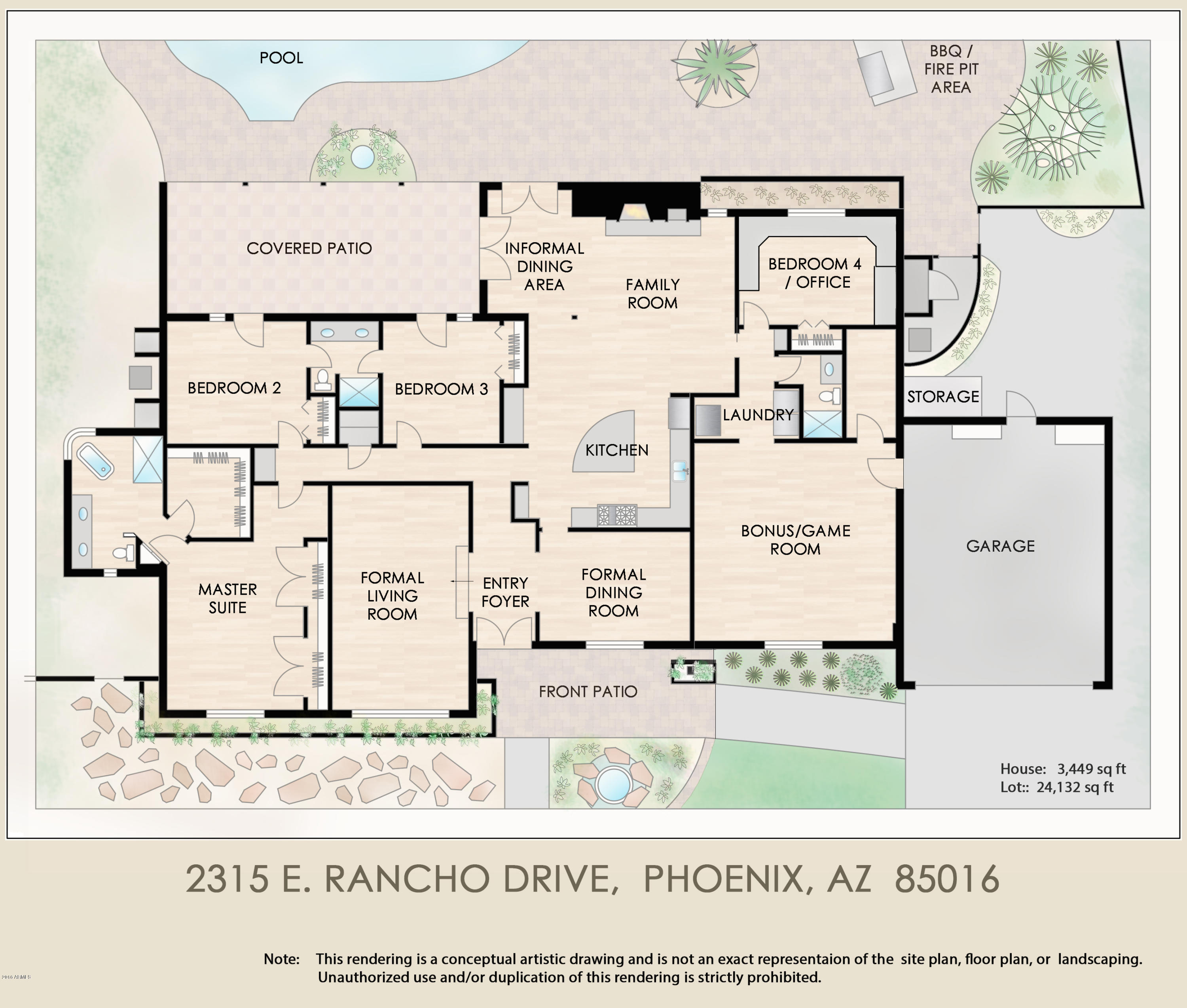 2315 East Rancho Drive Phoenix, AZ 85016 - Photo 8 of 50 2315 Rancho Drive Rendering 2